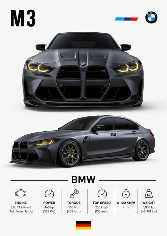 Tablou BMW M2/M3/M4/M5/M6 V1 SublimART