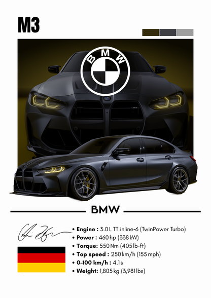 Tablou BMW M2/M3/M4/M5/M6 V2