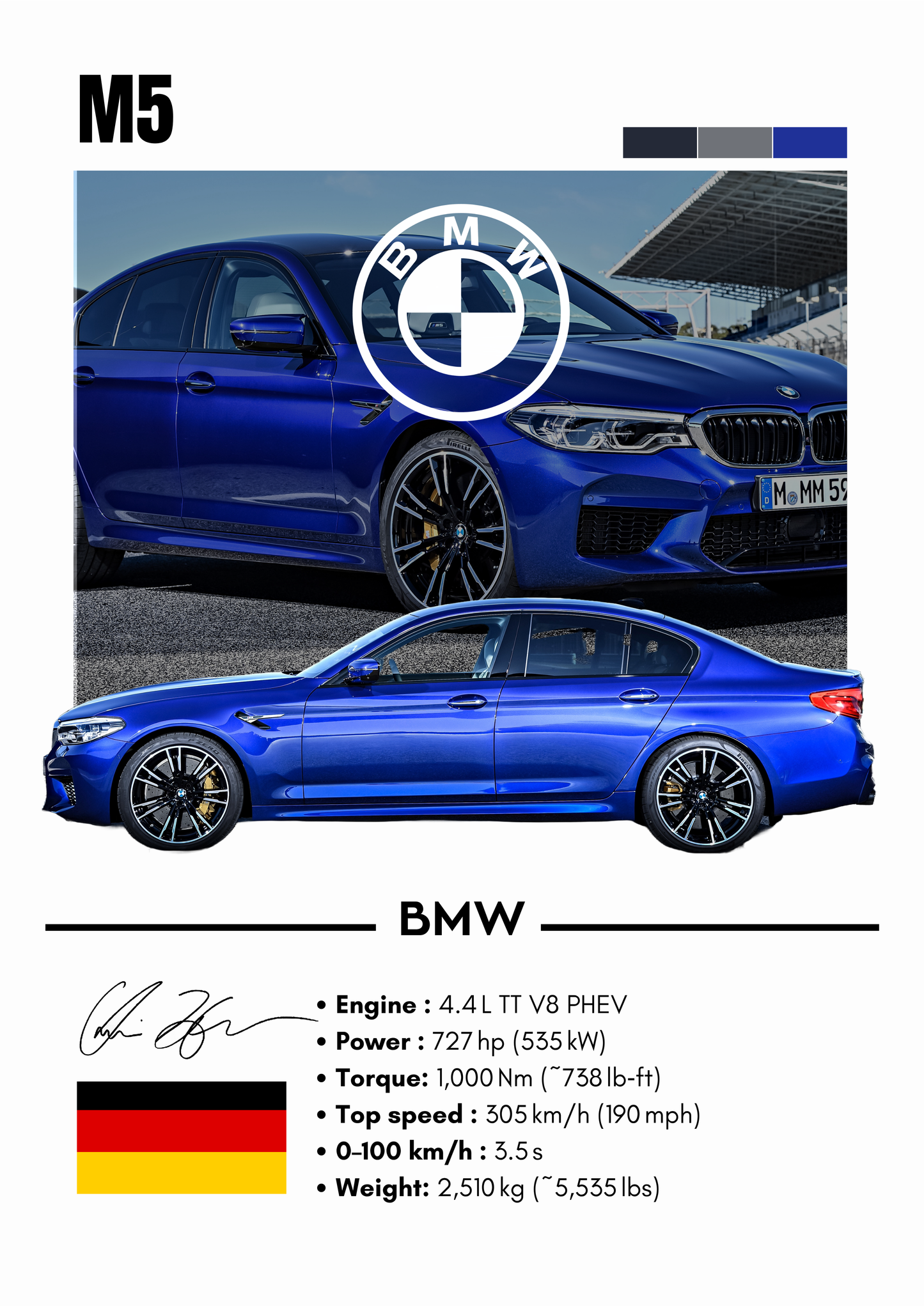 Tablou BMW M2/M3/M4/M5/M6 V2