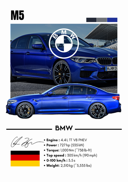 Tablou BMW M2/M3/M4/M5/M6 V2
